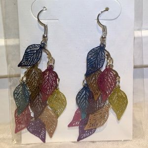 New long earrings Multi color